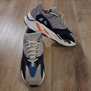 adidas Yeezy Boost 700 Wave Runner Gray Blue Sneakers Men's Size 12